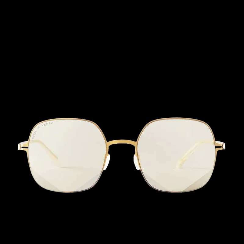 Vertu X BYWP Aviator Sunglasses Gold Frame / Очки Авиаторы с Золотой Рамкой 