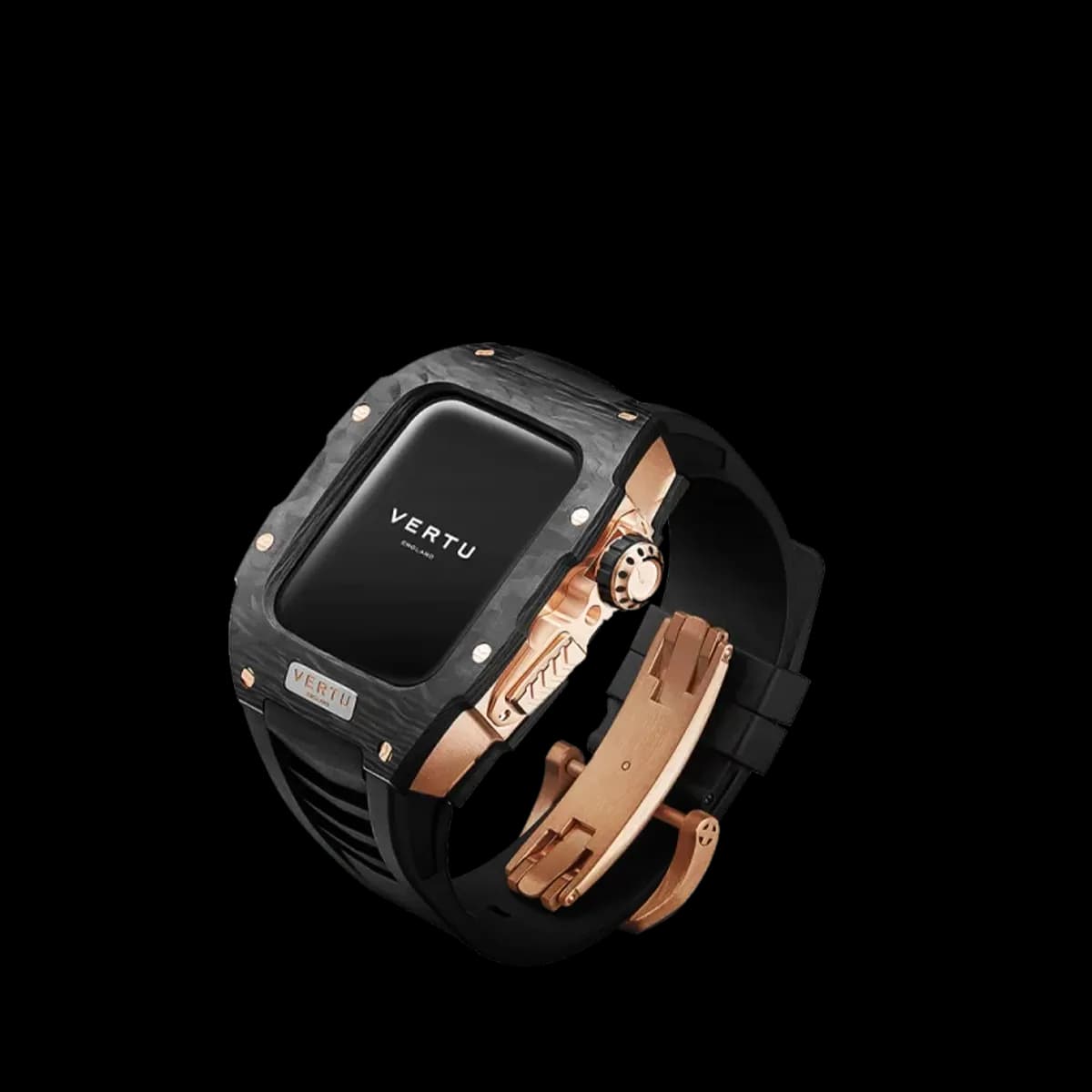 Metawatch Black Gold Smartwatch – Black Strap / Черные Золото Черный Ремешок 