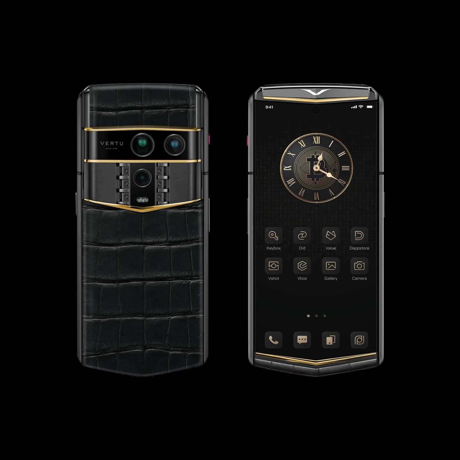 Agent Q Alligator Accent Gold Ⅴ / Кожа Аллигатора с Золотыми акцентами Ⅴ