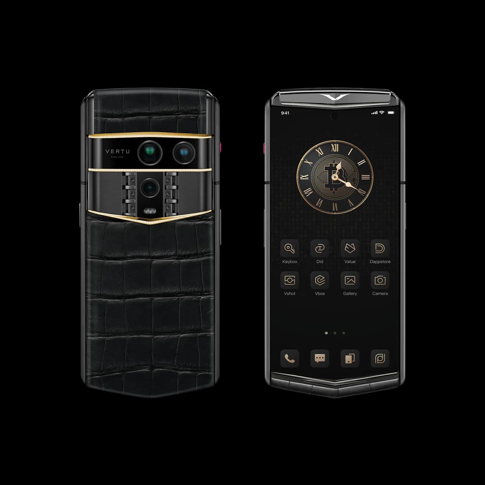 Agent Q Alligator Gold III & Diamond / Кожа Аллигатора Золото и Бриллианты 