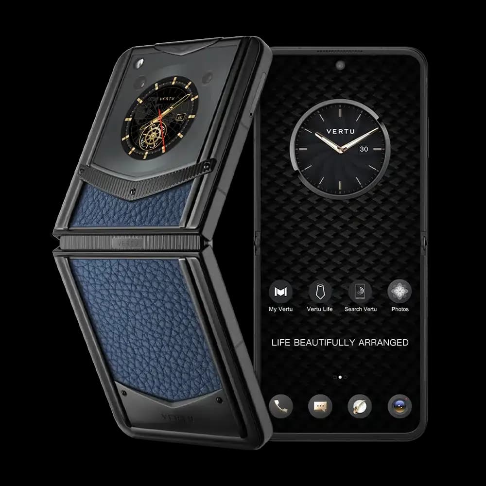 Vertu® Ironflip Calfskin Series – Gentelmen's Blue / Джентельменский Синий ( Кожа Теленка )