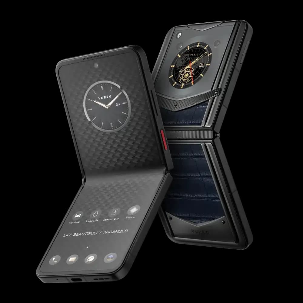 Vertu® Ironflip Alligator Skin Series – Navy Blue / Военно-Морской Синий ( Кожа Аллигатора ) 