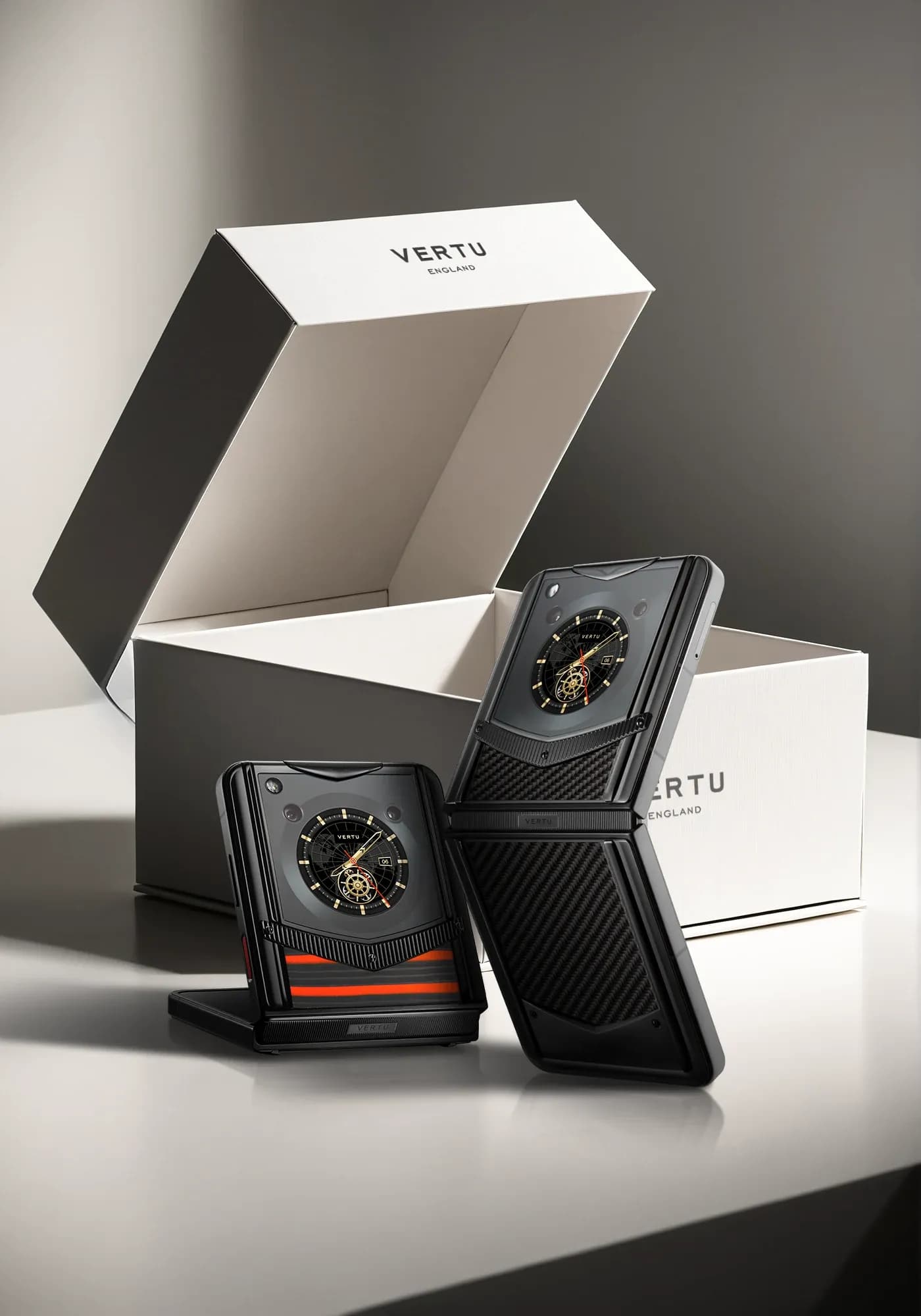 Vertu® Carbon Flip Duo – The Elite Pair / Набор пара Элитных Карбоновых Раскладушек