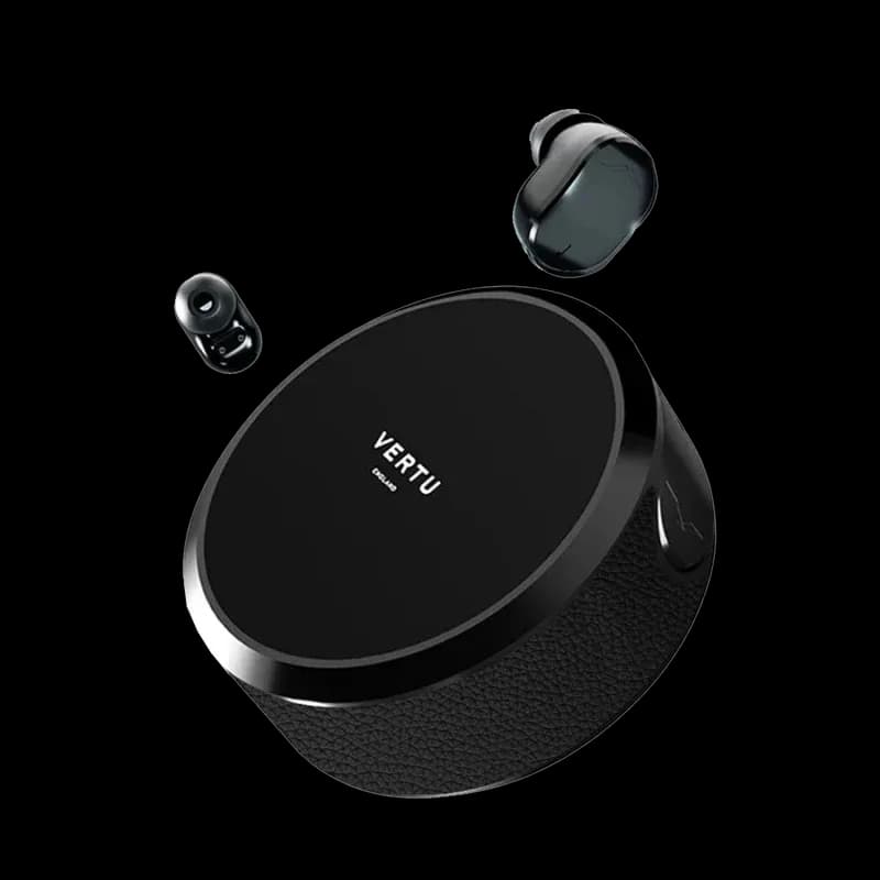 Vertu Calf Leather Bluetooth Earbuds / Беспроводные Наушники из Телячьей Кожи