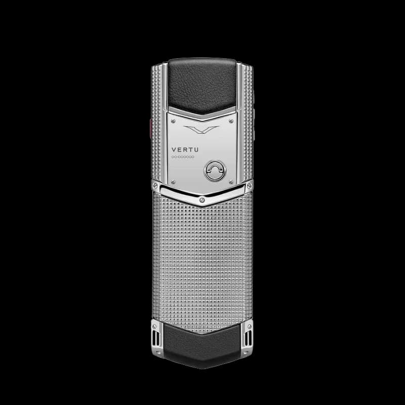 Signature V Clous De Paris Phone – Pure Silver / Гвозди Парижа ( Чистое Серебро )