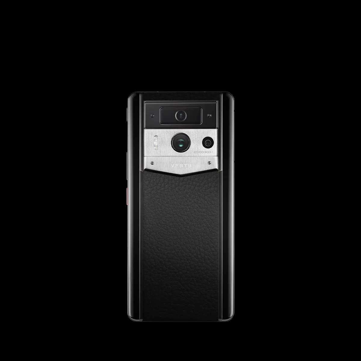 MetaVertu 2 Max Calfskin Black Ceramic Frame Silver Plate / Черная Керамическая Рамка Серебряная Пластина (Кожа Теленка)
