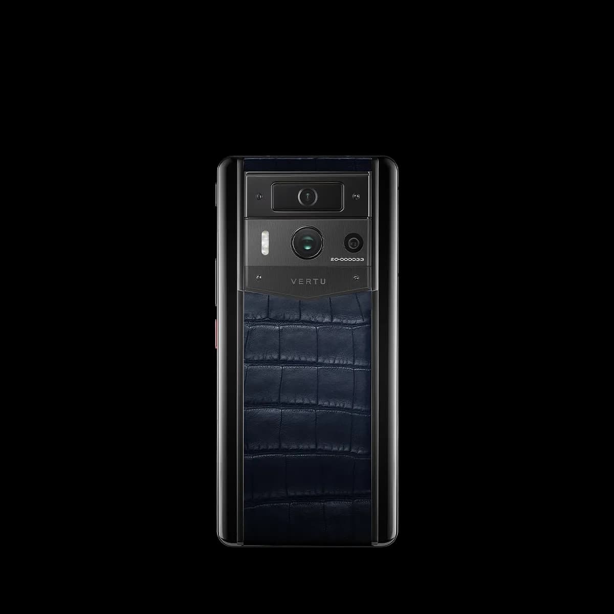 MetaVertu 2 Max Alligator Black Ceramic Frame Black Plate / Черная Керамическая Рамка и Пластина (Кожа Аллигатора)