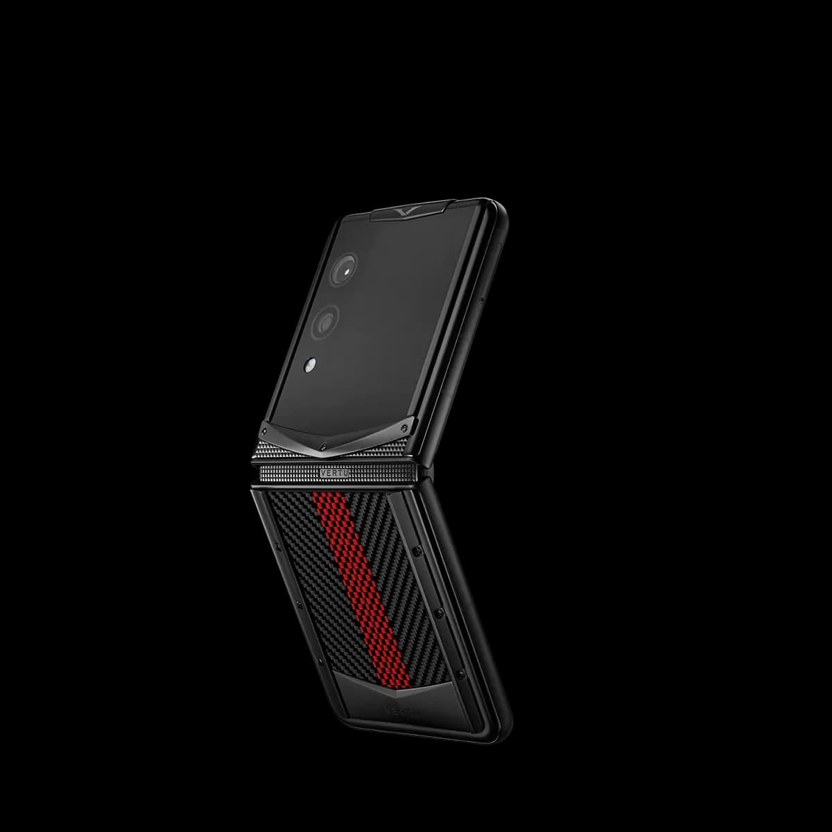 Vertu Quantum Flip Carbon Texture Series – Auspicious Phoenix / Благородный Феникс ( Карбон )