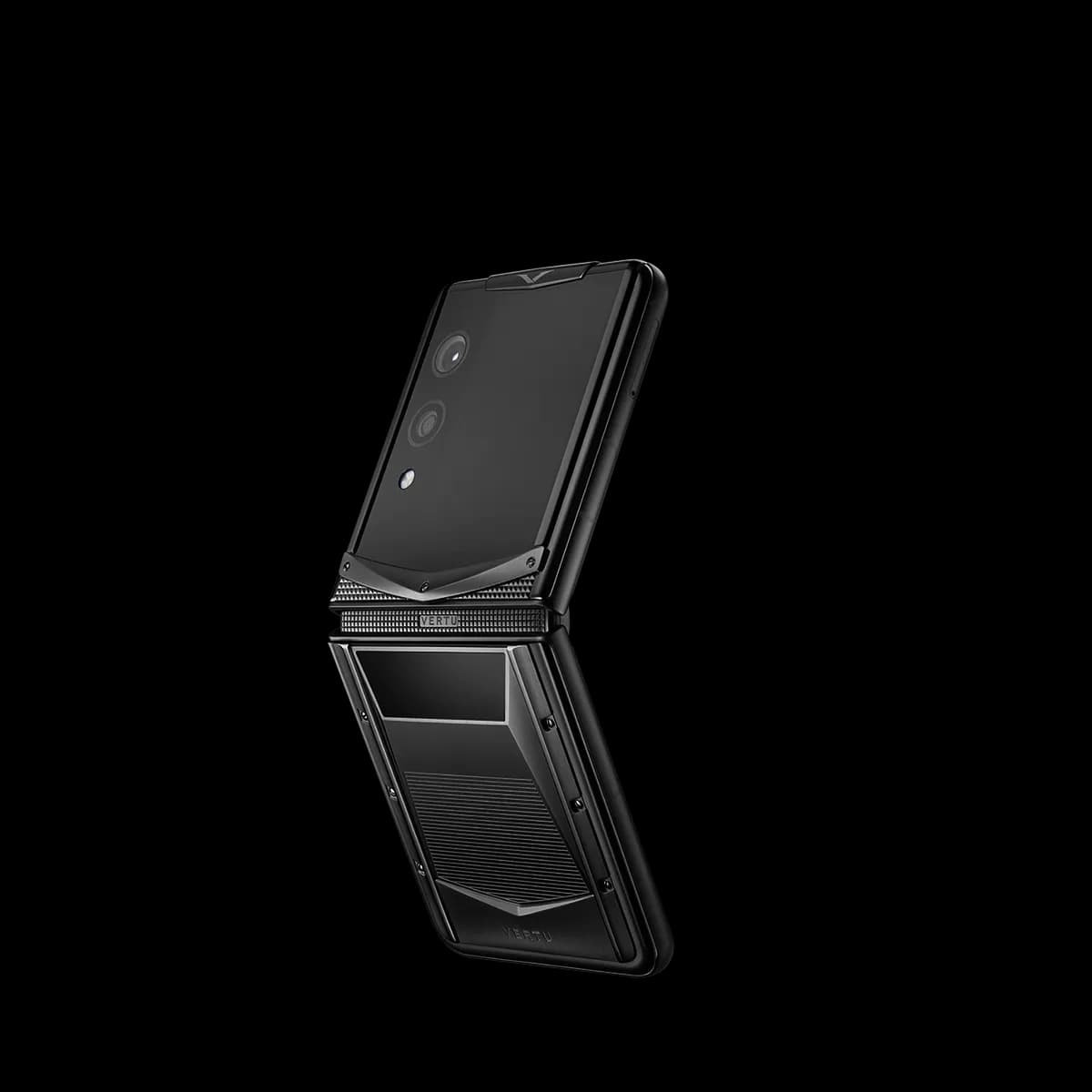 Vertu Quantum Flip Cyber – Black / Черный ( Кибер )