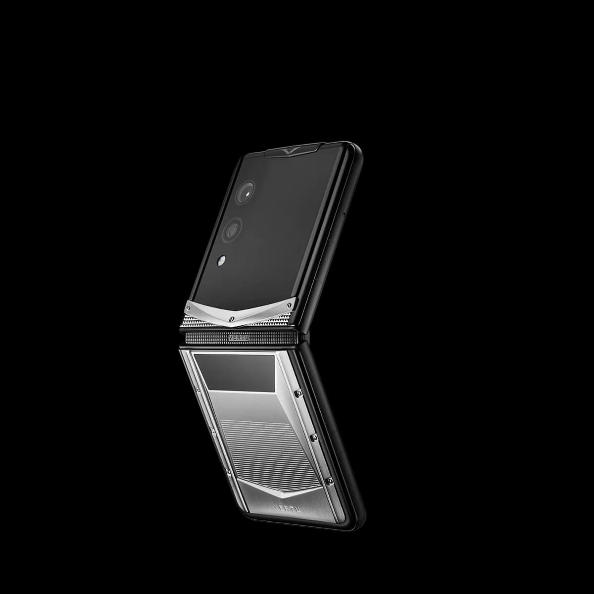 Vertu Quantum Flip Cyber – Silver / Серебристый ( Кибер )